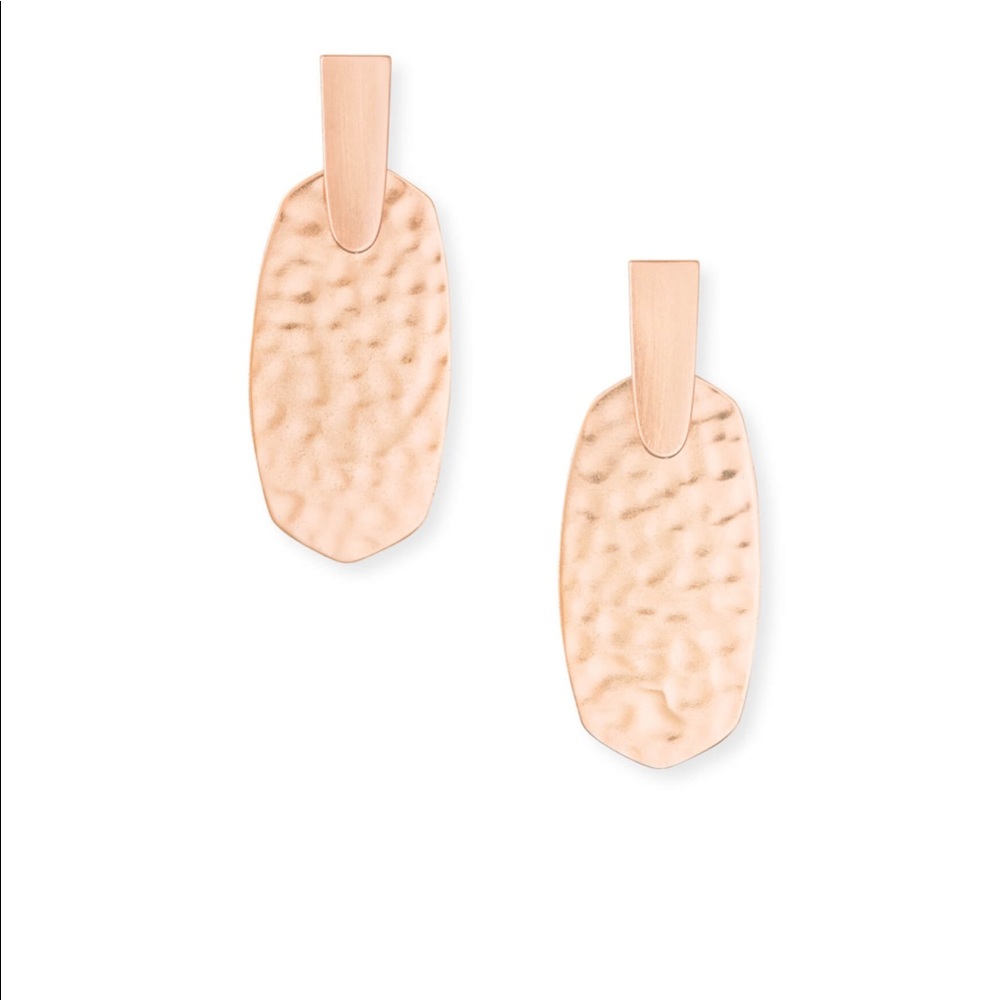 Kendra Scott Aragon hammered drop earrings